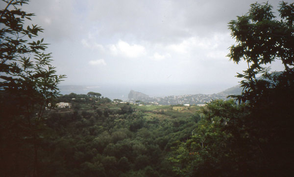 Aussicht in den Bergen bei Cassamicciola